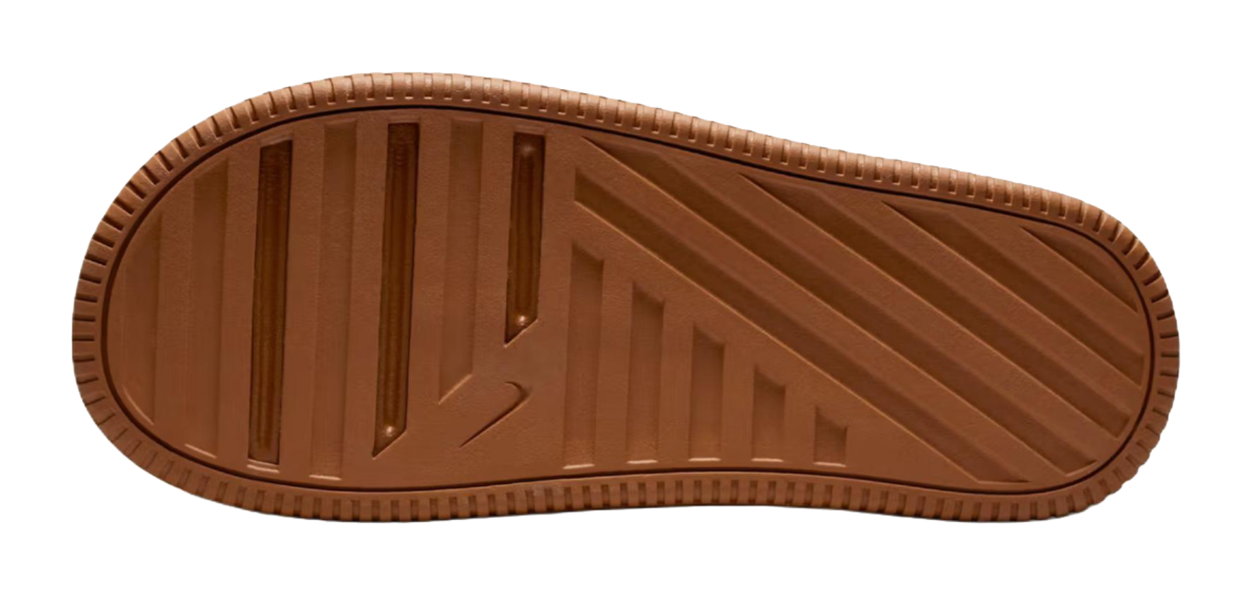 Nike Calm Slide Slippers Womens Brown White  vjsneaker.com