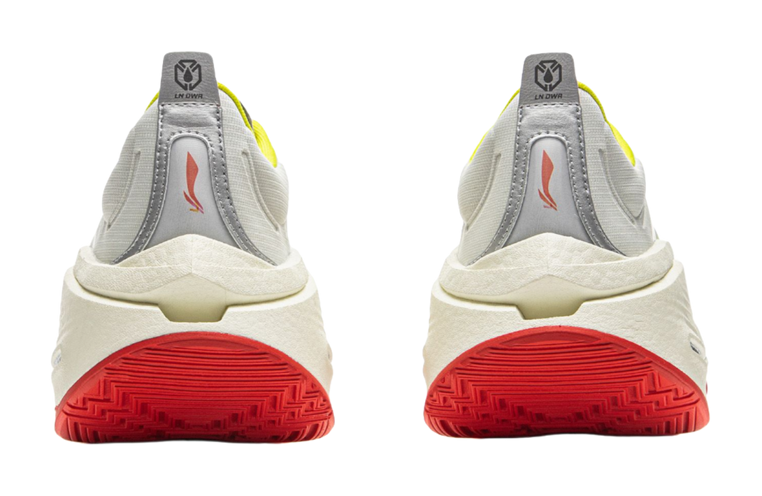 LiNing Shadow 3 ESSENTIAL Cushioning And Breathable Low top Casual Racing Running Shoes Men's Silver Gray 