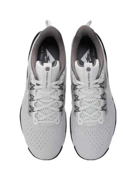 Nike Pegasus Trail 5 Fabric Cushioning Breathable Rebound Low top Casual Running Shoes Mens White  vjsneaker.com