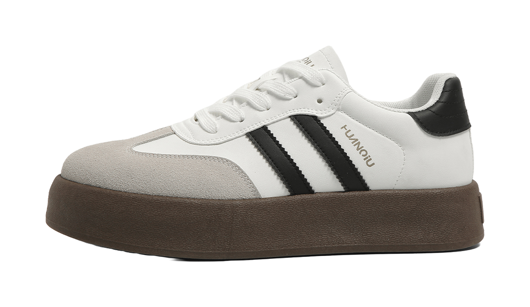 HUANQIU Abrasion Resistant Breathable Height Increasing Low top Skateboard Shoes Men's 