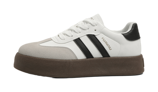 HUANQIU Abrasion Resistant Breathable Height Increasing Low top Skateboard Shoes Men's 