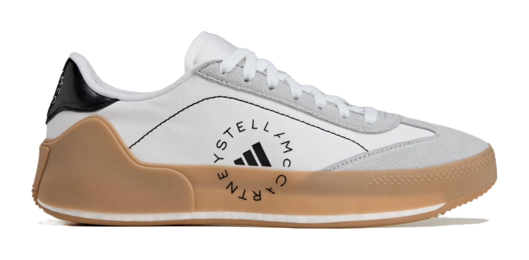 Court Boost Stella McCartney x Court Boost Wmns Adidas White Charcoal Gum  vjsneaker.com