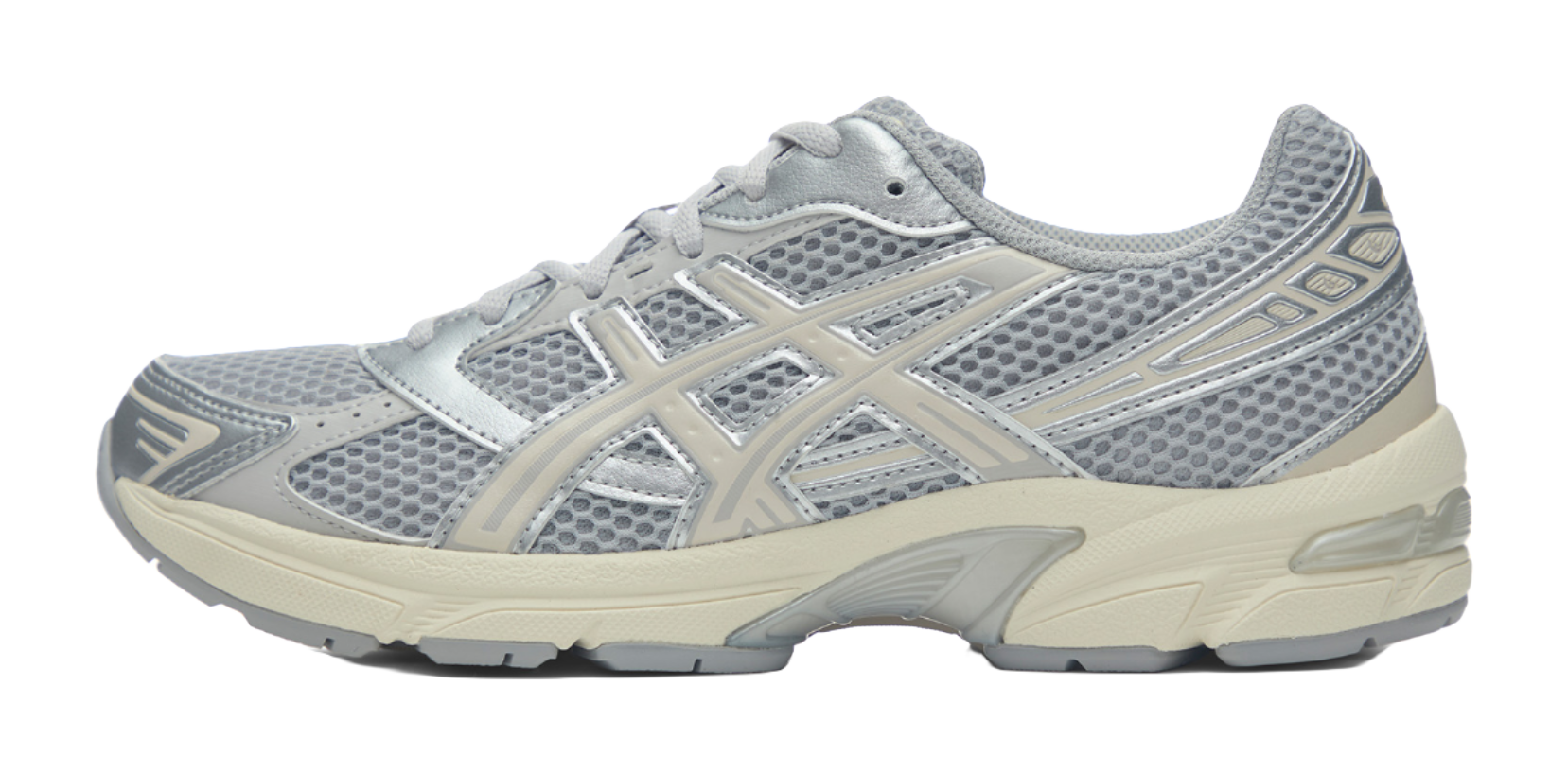 ASICS Gel 1130 Abrasion Resistant Low top Casual Running Shoes Womens Silver Gray  vjsneaker.com