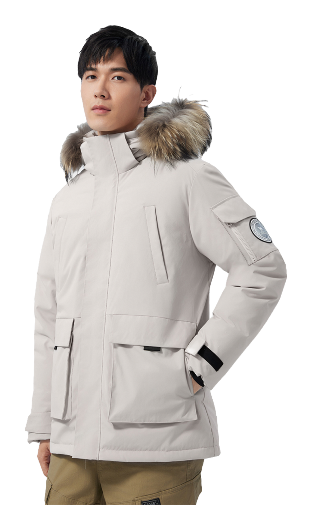 CAMEL Extreme Cold Down Jacket Mens  VJ SNEAKER