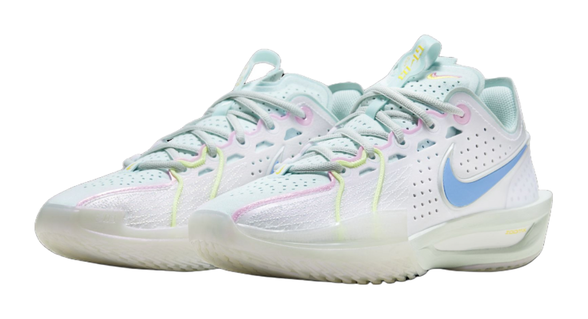 Nike G.T. Cut 3 EP White Aquarius Blue Pink Womens  vjsneaker.com