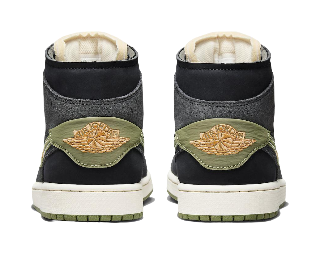 Jordan 1 Mid Se Craft Anthracite Light Olive  vjsneaker.com