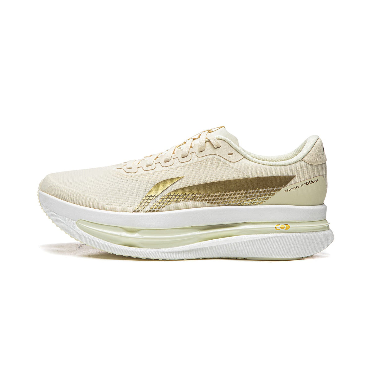 Li-Ning Red Hare 9 ULTRA Gold Lable "White Gold" ARPW007-31 - Running Shoes for Men Rice White