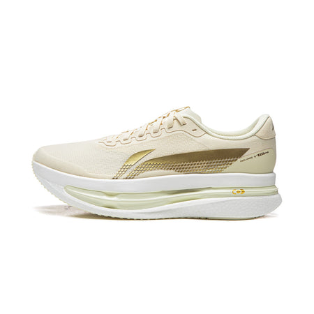 Li-Ning Red Hare 9 ULTRA Gold Lable "White Gold" ARPW007-31 - Running Shoes for Men Rice White