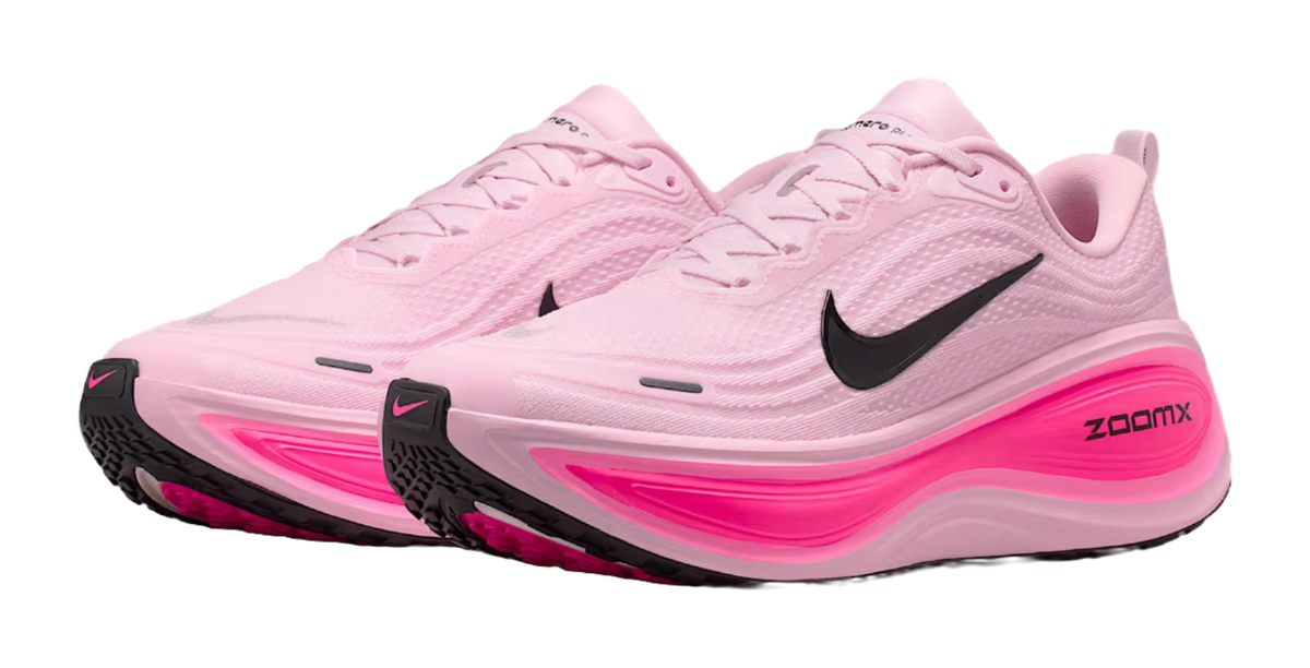Nike Vomero Plus Abrasion Resistant Low top Running Shoes Mens Pink Black  vjsneaker.com