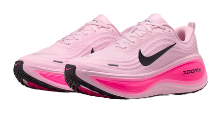 Nike Vomero Plus Abrasion Resistant Low top Running Shoes Mens Pink Black  vjsneaker.com