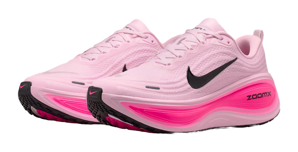 Nike Vomero Plus Abrasion Resistant Low top Running Shoes Mens Pink Black  vjsneaker.com