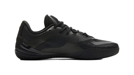 PEAK Wushuang Slip Resistant, Abrasion Resistant, Breathable Low Top Basketball Shoes Mens Black And White Mismatched  VJSNEAKER