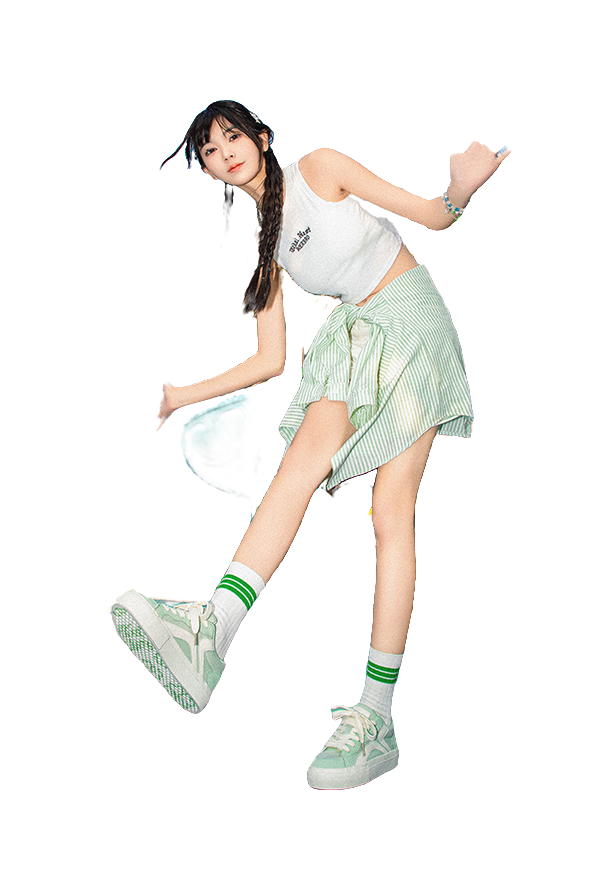 TUOPIN Pie Shoes Slip Resistant, Abrasion Resistant, Lightweight, Breathable Low top Skateboard Shoes Women's Green 