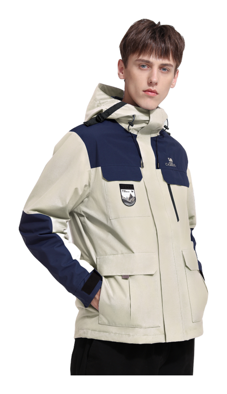 CAMEL All weather Windbreaker Jacket Unisex  vjsneaker.com