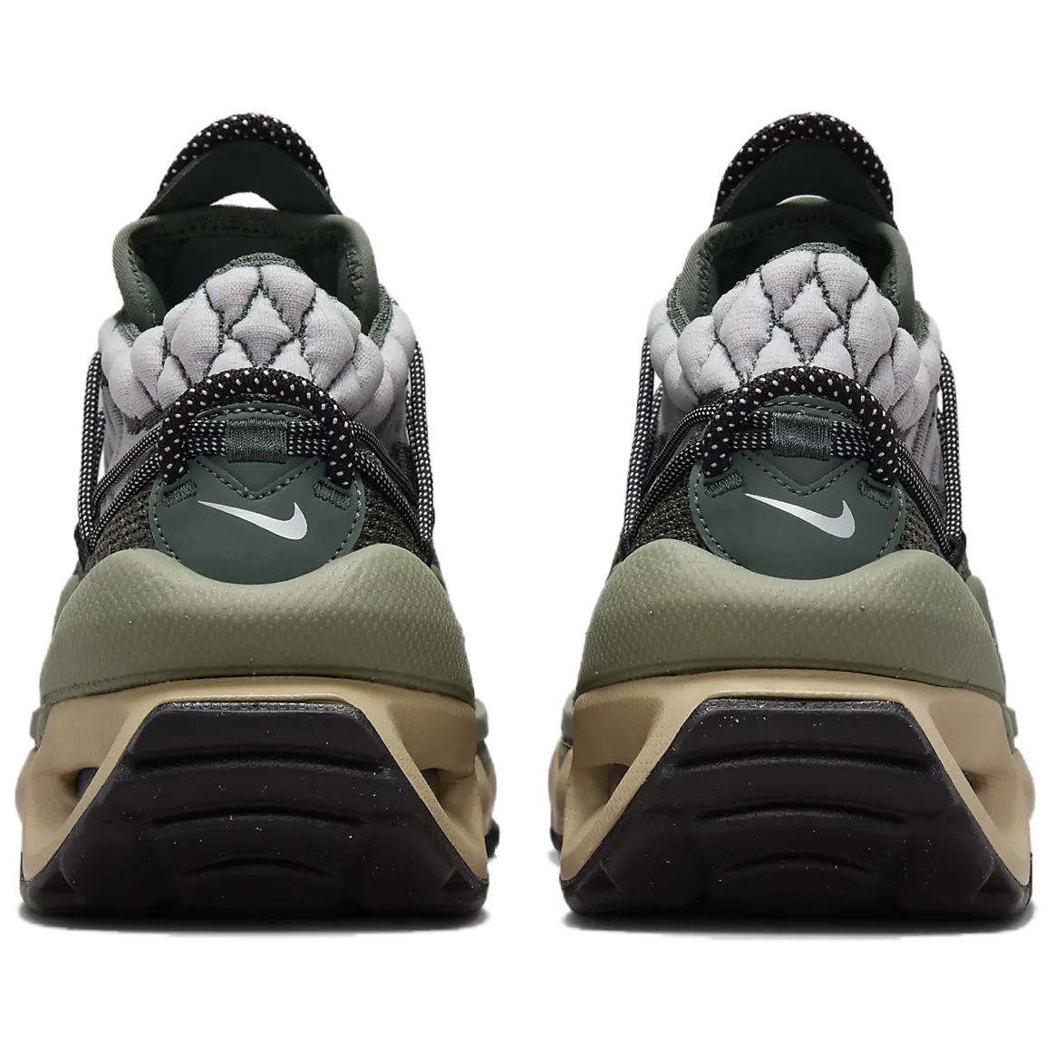 Nike Air Max Flyknit Venture Vintage Green Light Army Khaki Metallic Silver Womens  vjsneaker.com