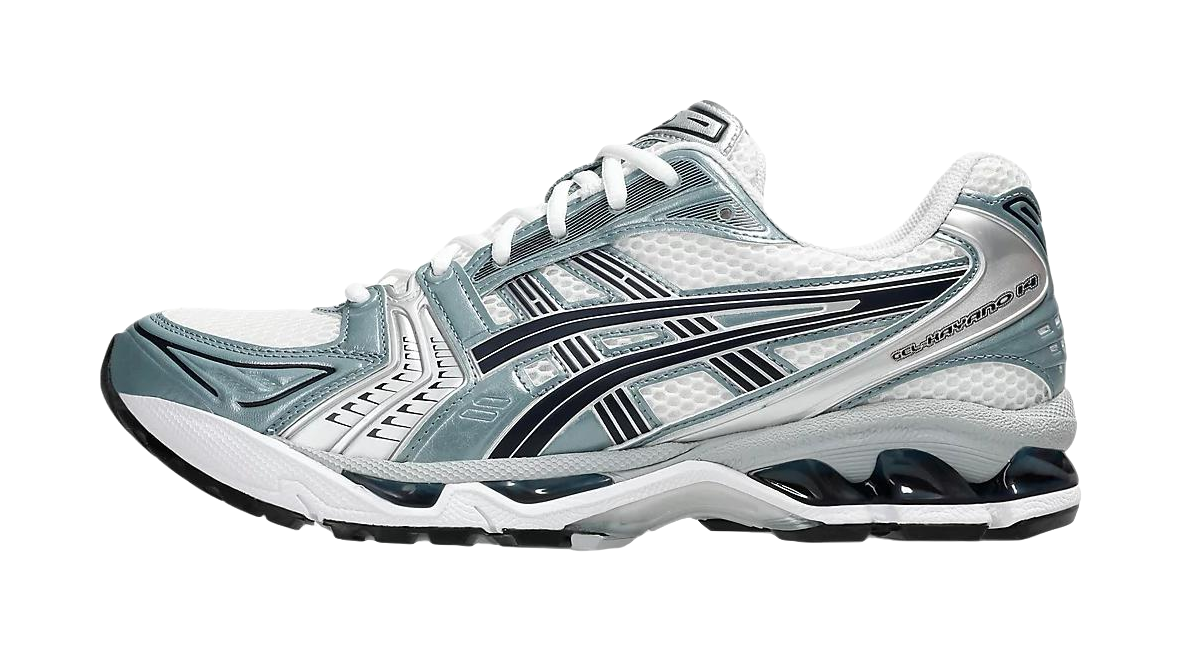 ASICS Gel Kayano 14 White Fjord Grey  VJSNEAKER