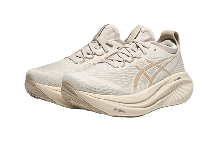 ASICS GEL NIMBUS 27 Abrasion Resistant Low top Training Running Shoes Womens Brown Gray  vjsneaker.com