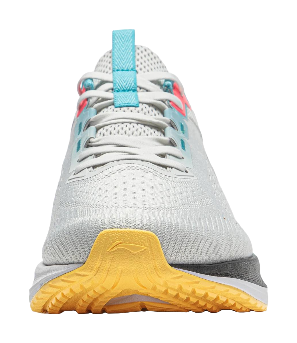 LiNing Wave V2 Shock Absorbers Slip Resistant Abrasion Resistant Low top Running Shoes Men's Gray Blue 