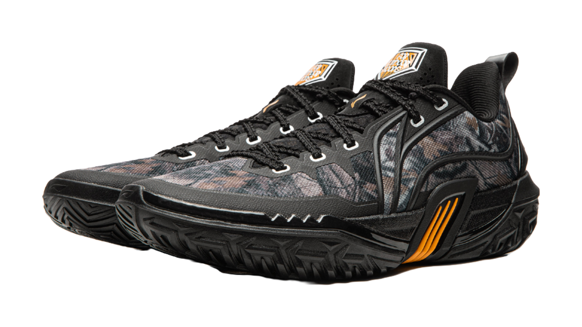 Li Ning Cushioning Slip Resistant Abrasion Resistant Breathable Rebound Anti Twist Grip Low top  vjsneaker.com