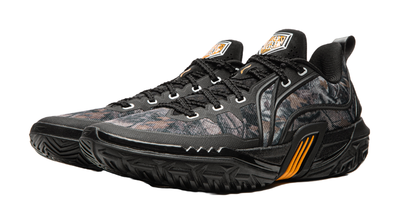 Li Ning Cushioning Slip Resistant Abrasion Resistant Breathable Rebound Anti Twist Grip Low top  vjsneaker.com