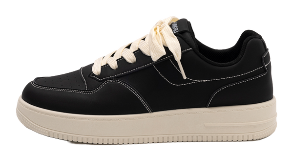 HUANQIU White Sneakers Lightweight Coverage Low top Skateboard Shoes Men's 