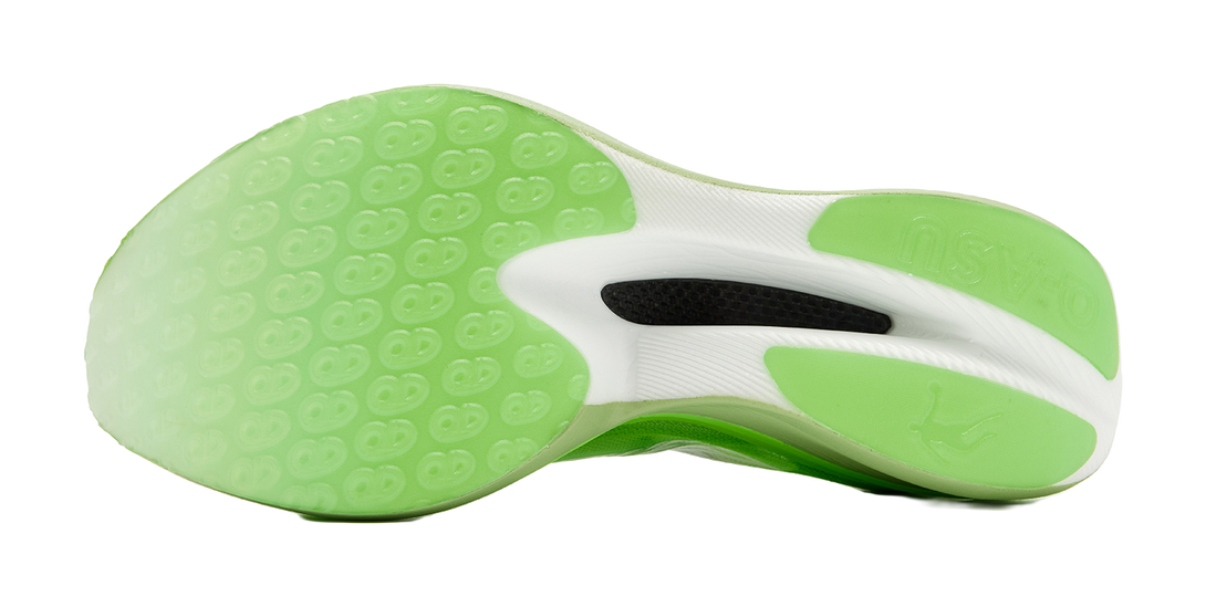 QIAODAN Feiying PB3 Enhanced Edition Running Shoes Men's Low top Light Gray Gull Blue 