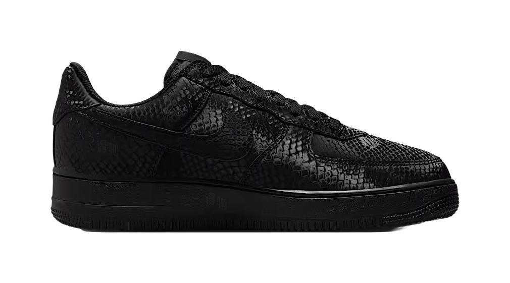 Nike Air Force 1 Breathable Low top Skateboard Shoes Mens Black  vjsneaker.com