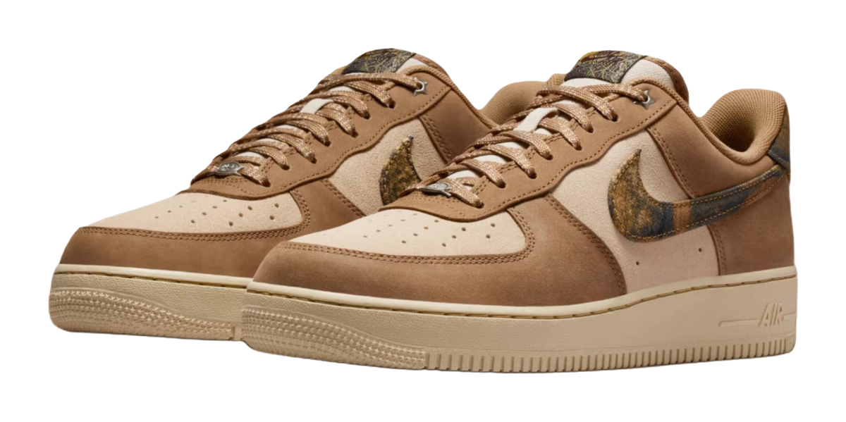 Nike Air Force 1 Low top Skateboard Shoes Unisex Brown  vjsneaker.com