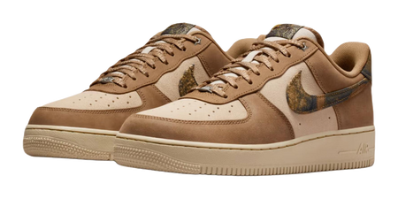Nike Air Force 1 Low top Skateboard Shoes Unisex Brown  vjsneaker.com