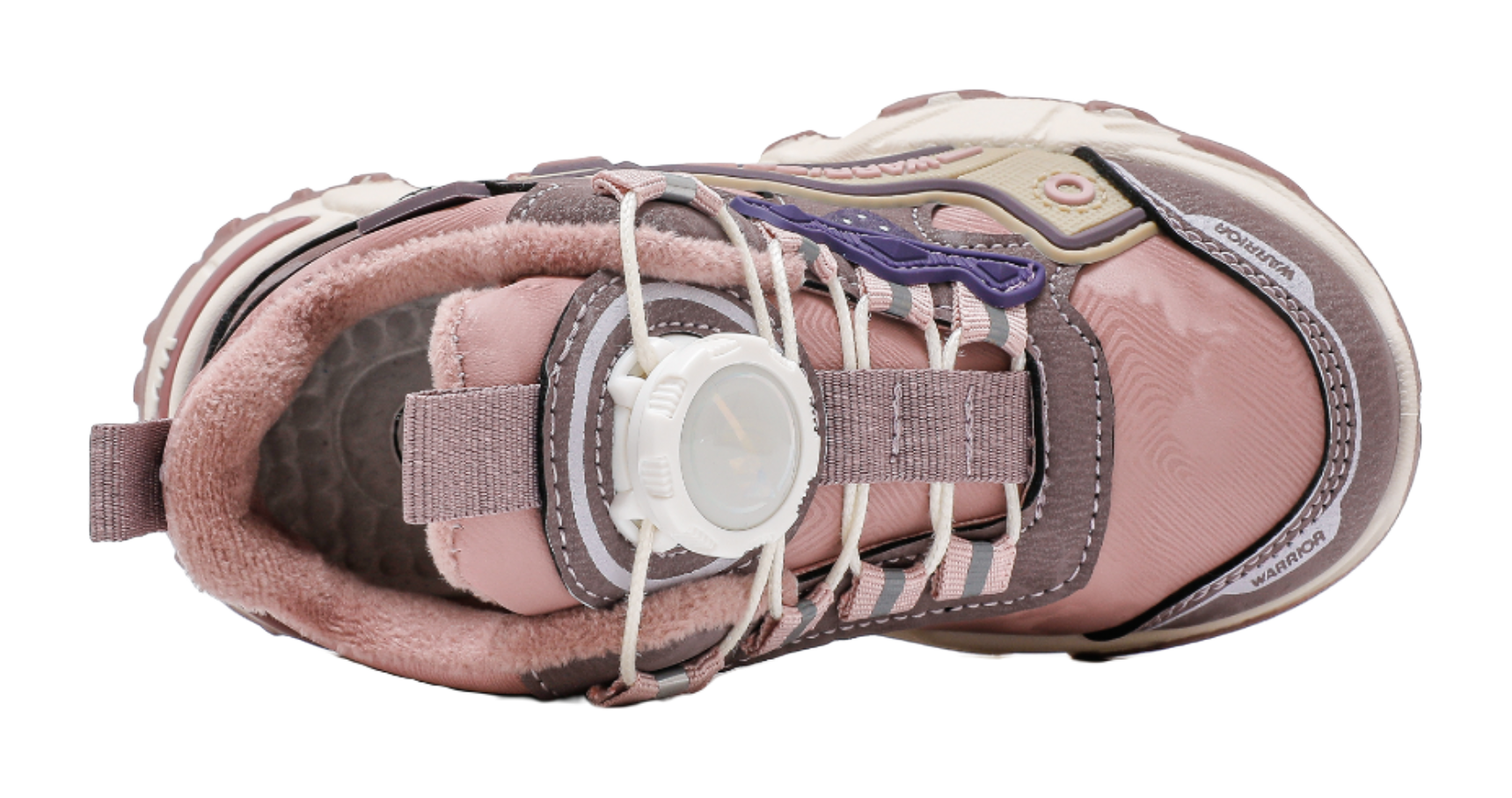 Warrior Synthetic Leather Slip Resistant Lightweight Cushioning Thermal Low top Kids Lifestyle Shoes Kids  VJSNEAKER