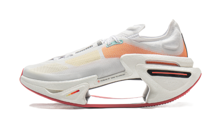 Li-Ning Shadow 3.0 "Standard White/Orange" ARRV001-21 - Running Shoe Unisex White Orange