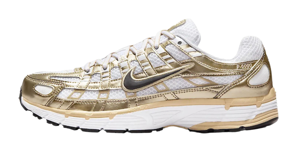 Nike P 6000 Gold Womens  VJSNEAKER