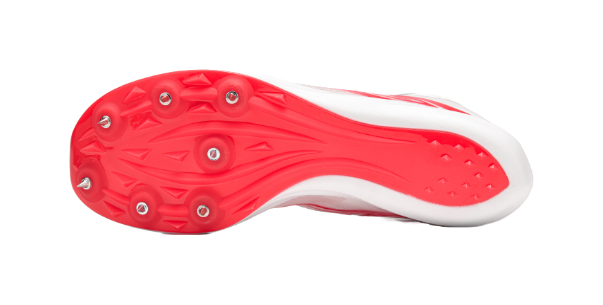 Sonic Cat Cushioning Abrasion Resistant Breathable Low top Full Length Carbon Plate Running Shoes Unisex White Red 