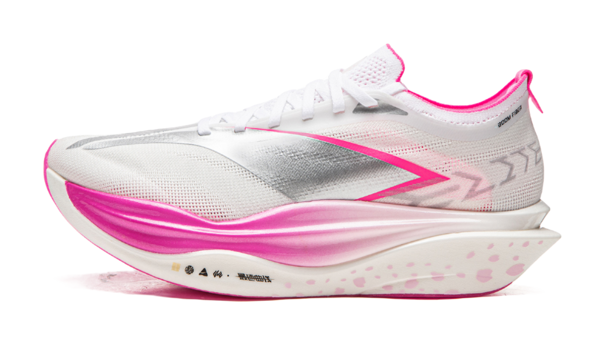 Li Ning Feidian 6 ELITE Cushioning Slip Resistant Abrasion Resistant Rebound Low top Carbon Plate Running Shoes Unisex  vjsneaker.com