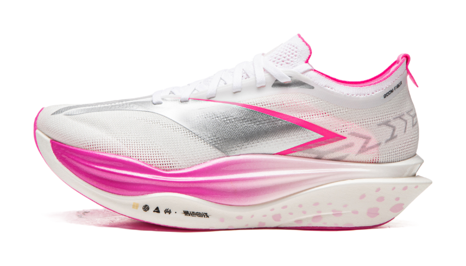 Li Ning Feidian 6 ELITE Cushioning Slip Resistant Abrasion Resistant Rebound Low top Carbon Plate Running Shoes Unisex  vjsneaker.com