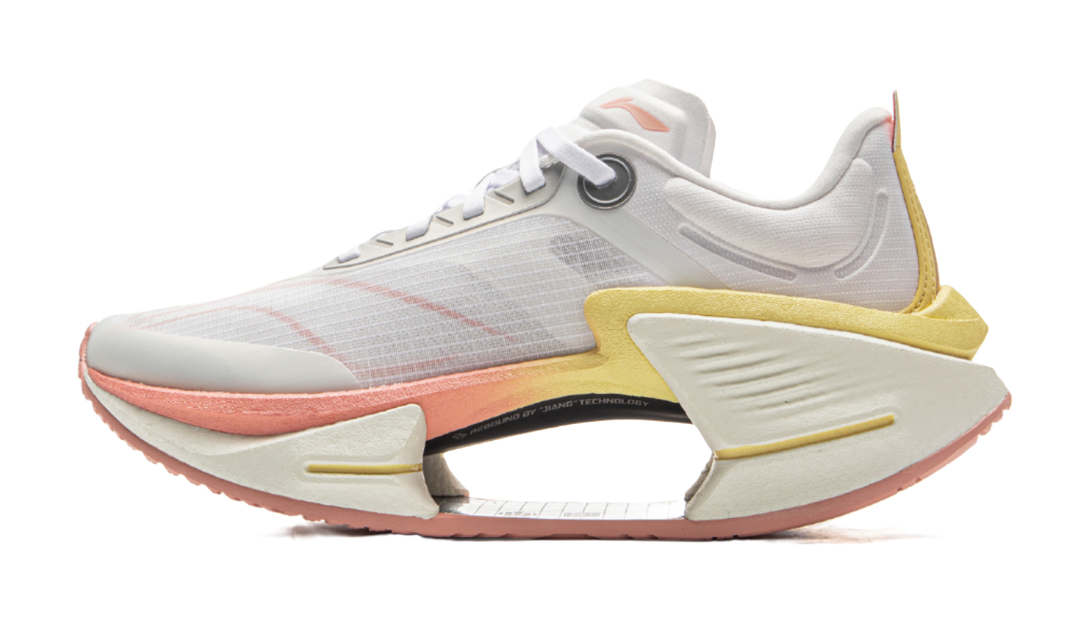 LiNing Shadow 3 ESSENTIAL Cushioning Support Rebound Low Top Casual Running Shoes Women's Standard White Gold Mist 