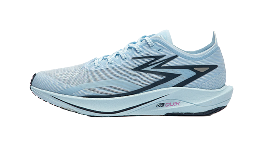 361° Speed Team Shock Absorbers Slip Resistant Abrasion Resistant Breathable Low top Running Shoes Unisex Glacier Blue 