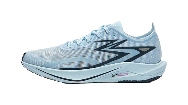 361° Speed Team Shock Absorbers Slip Resistant Abrasion Resistant Breathable Low top Running Shoes Unisex Glacier Blue 