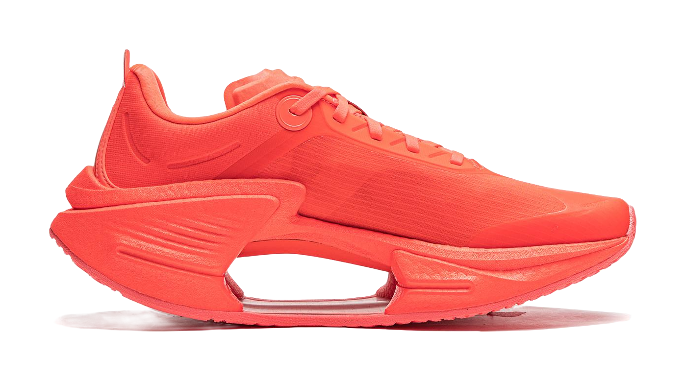 Li Ning Shadow 3 Essential Fabric Low top Casual Running Shoes Mens Red  VJsneaker