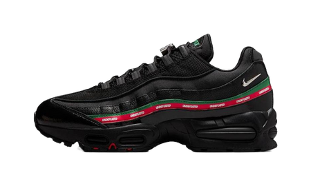UNDEFEATED x Nike Air Max 95 Running Shoes Unisex Black Red  VJSNEAKER