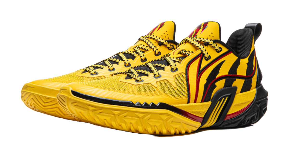 Li Ning Cushioning Slip Resistant Abrasion Resistant Breathable Rebound Anti Twist Grip Low top  vjsneaker.com