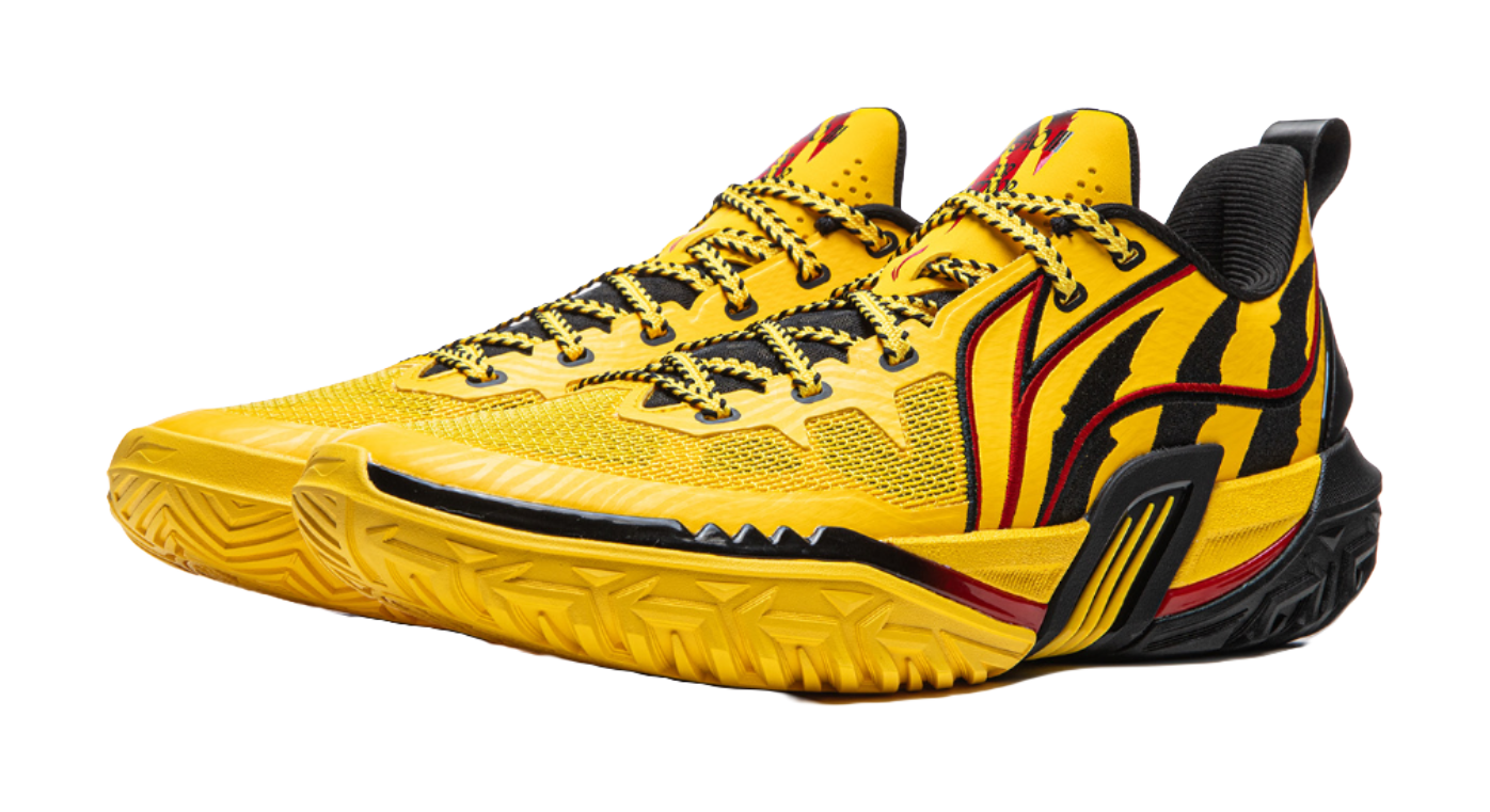 Li Ning Cushioning Slip Resistant Abrasion Resistant Breathable Rebound Anti Twist Grip Low top  vjsneaker.com