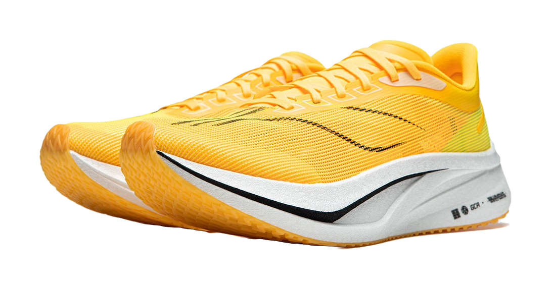 LINING Feidian 4 Challenger Running Shoes Men's Low top Yellow 