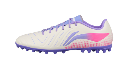 Li-Ning Jin 2 "White Purple" YSFV005-4 - Entry-Level Multi-Ground Soccer Shoe Unisex