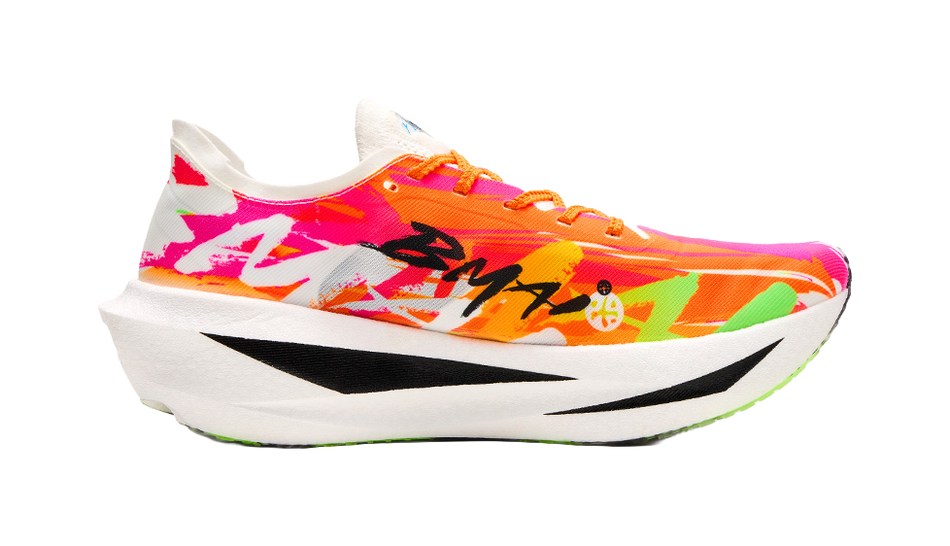 BMAI Carbon Fly 2.0 (Jingtan Fly 2.0) "Color Training" XRML005-3 - Low Running Shoe Unisex White Pink Green