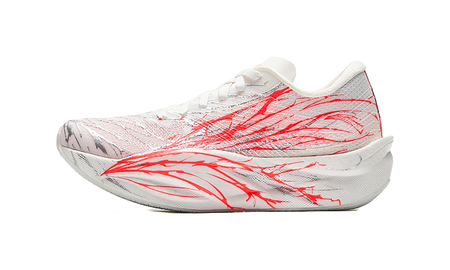 Antakids Anti-Slip Wear-Resistant Low-Top Kids Running Shoes White Red Silver Teenagers  VJSNEAKER