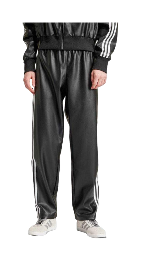adidas originals Faux Leather Adicolor 3-Stripes Firebird Track Suit Pants  vjsneaker.com