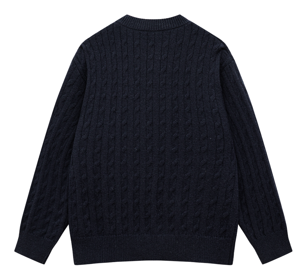 Warrior Power Simple Retro Cleanfit American Zipper Cardigan Basic Edition Warm, Soft, Comfortable Skin friendly Non stick Embroidered Sweater Knitted Sweater Unisex  vjsneaker.com