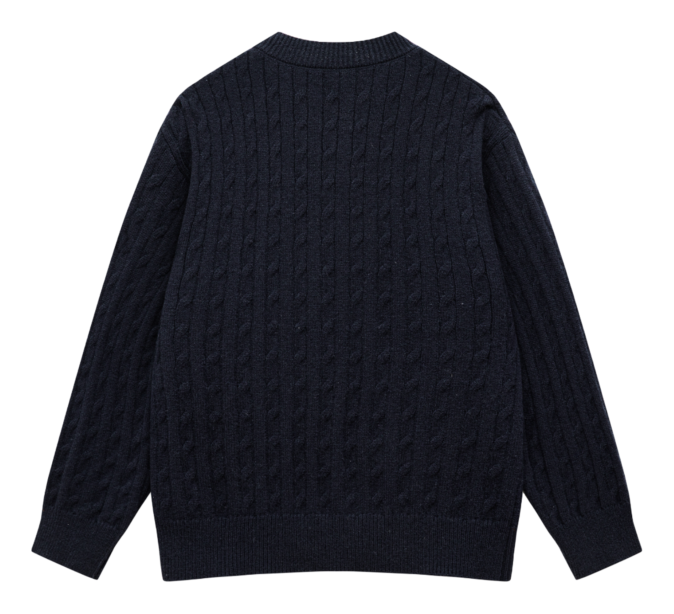 Warrior Power Simple Retro Cleanfit American Zipper Cardigan Basic Edition Warm, Soft, Comfortable Skin friendly Non stick Embroidered Sweater Knitted Sweater Unisex  vjsneaker.com