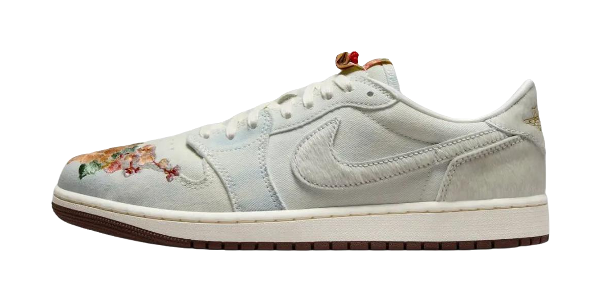 Jordan Air Jordan 1 Low top Vintage Basketball Shoes Unisex White Blue  vjsneaker.com